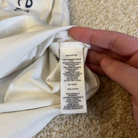 Vineyard Vines White Long Sleeve Dogs With Antlers T Shirt Womens XS - Picture 4 of 8